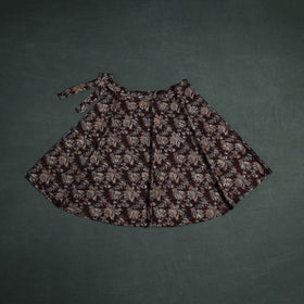 Bagru Hand Block Print Cotton Wrap Around Skirt 01