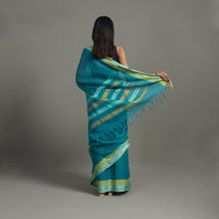 Green - Cresendo Cotton Handloom Saree 03