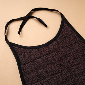 Brown Handmade Cotton Baby Bib