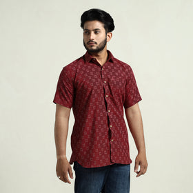 pochampally ikat cotton shirt 