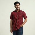pochampally ikat cotton shirt 