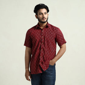 pochampally ikat cotton shirt 