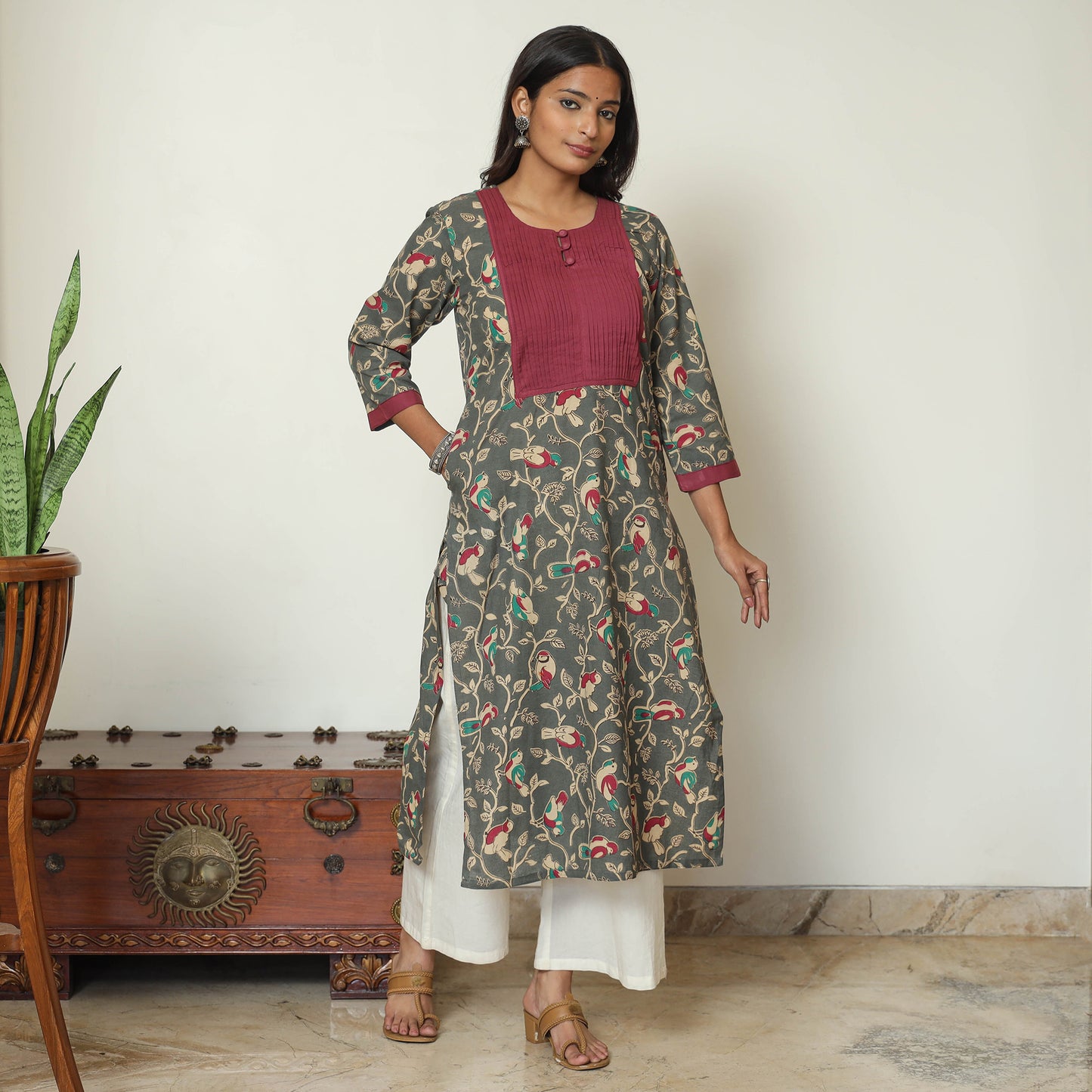 kalamkari printed kurta
