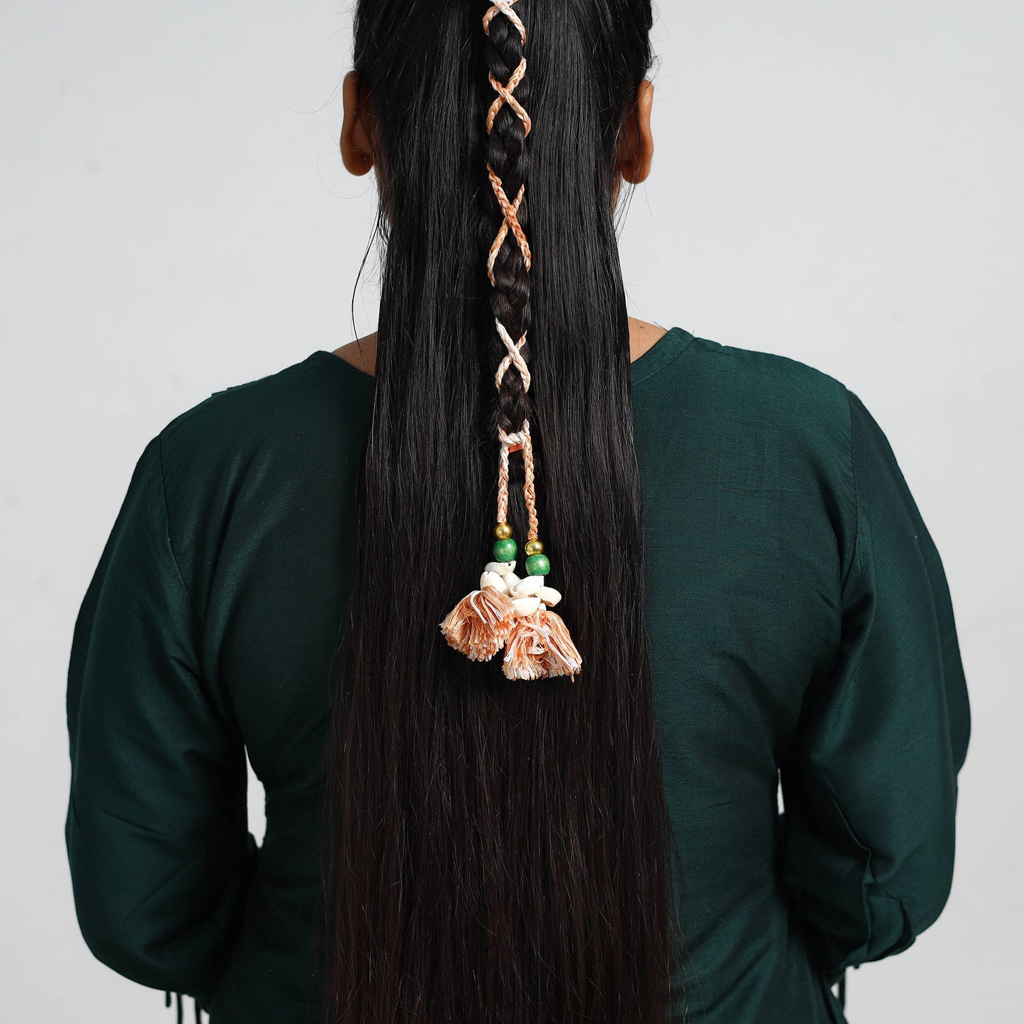 Thread Braided & Bead Work Hair Parandi 41