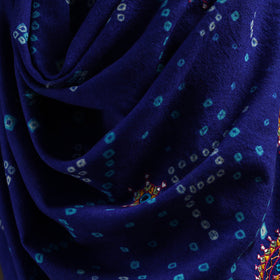 Kutch Bandhani Handwoven Neran Hand Embroidery Merino Wool Shawl 59