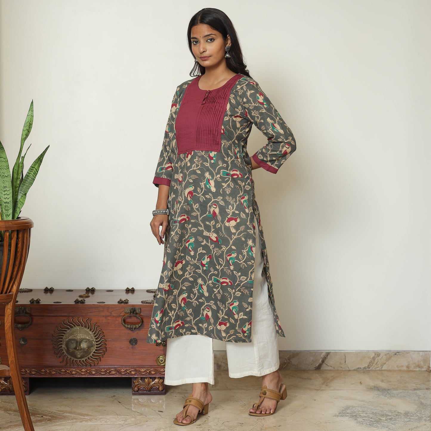 kalamkari printed kurta