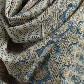 Ajrakh Hand Block Print Natural Dyed Handwoven Acrylic Wool Shawl 03