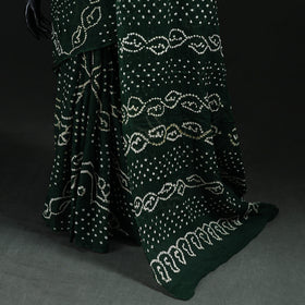 Kutch Bandhani Tie-Dye Cotton Saree 43