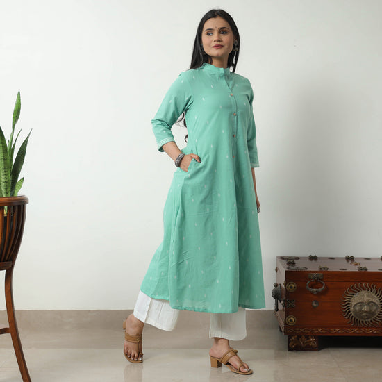 jacquard kurta