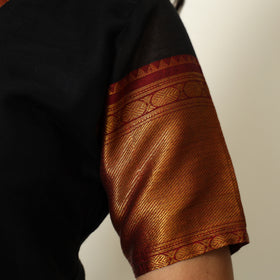 Black - Dharwad Cotton Kurta with Palazzo & Dupatta Set 21