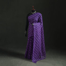 Bandhani Tie-Dye Kota Doria Cotton Saree 19