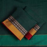 Green - 3pc Mercerized Cotton Dharwad Dress Material 07