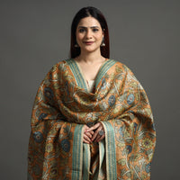 kalamkari silk dupatta