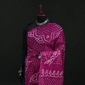 Kutch Bandhani Tie-Dye Cotton Saree 44