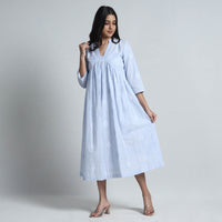 jacquard cotton dress