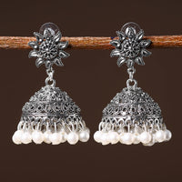 Natasha Handcrafted GS Beaded Jhumki Earrings 17