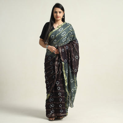 bandhani saree