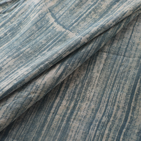 Blue - Authentic Kutch Hand Block Batik Print Pure Handwoven Natural Dyed Kala Cotton Fabric 59