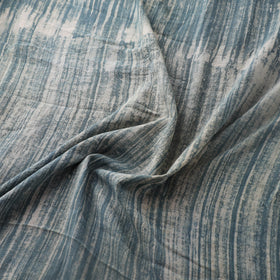 Blue - Authentic Kutch Hand Block Batik Print Pure Handwoven Natural Dyed Kala Cotton Fabric 59