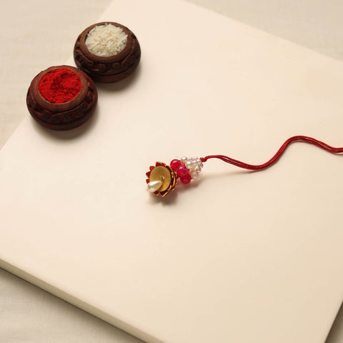 Handmade Beadwork Lumba Rakhi