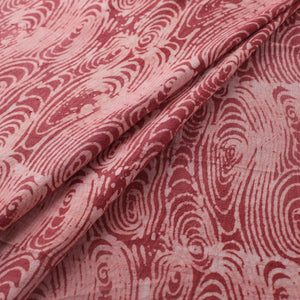 Red - Authentic Kutch Hand Block Batik Print Pure Handwoven Natural Dyed Kala Cotton Fabric 60
