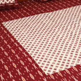 Pochampally Ikat with Bagh Patch Cotton Double Bedsheet Set (108 x 90 in) 05