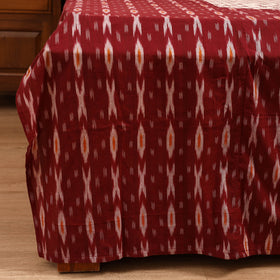Pochampally Ikat with Bagh Patch Cotton Double Bedsheet Set (108 x 90 in) 05