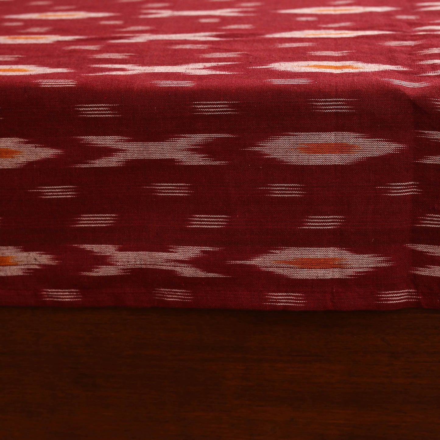 Pochampally Ikat with Bagh Patch Cotton Double Bedsheet Set (108 x 90 in) 05