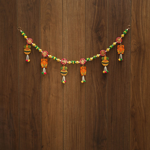 Handmade gota & bead work toran 02 - handcrafted