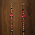 Kutch handmade bead & mirror work hanging (set of 2) 31