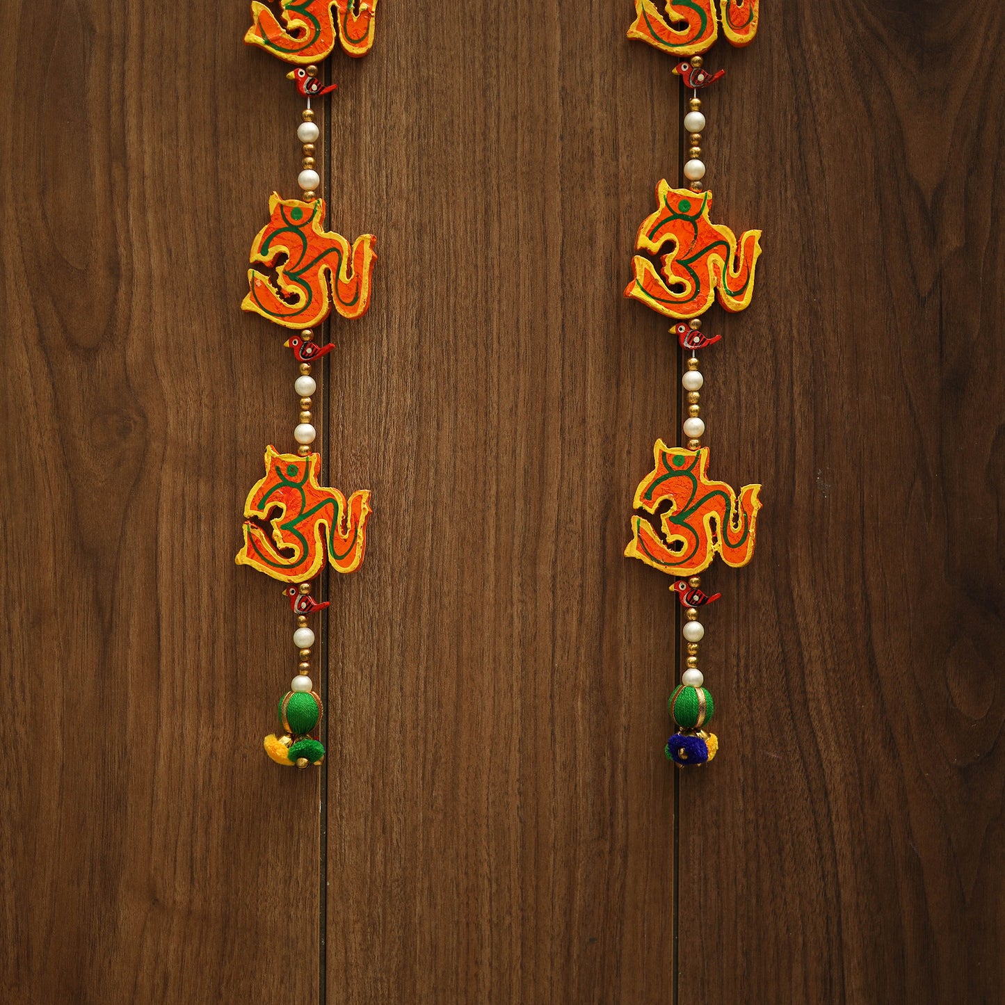 Handmade bead work hanging (set of 2) 03 - handcrafted