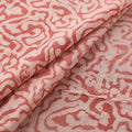 Red - Authentic Kutch Hand Block Batik Print Pure Handwoven Natural Dyed Kala Cotton Fabric 67