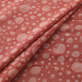 Red - Authentic Kutch Hand Block Batik Print Pure Handwoven Natural Dyed Kala Cotton Fabric 68