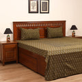Pochampally Ikat with Bagh Patch Cotton Double Bedsheet Set (108 x 90 in) 08