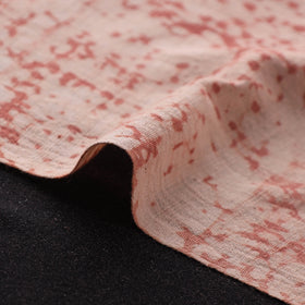 Red - Authentic Kutch Hand Block Batik Print Pure Handwoven Natural Dyed Kala Cotton Fabric 69
