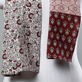  Bagh Block Printed Patchwork Cotton Stole 