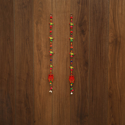 Handmade bead work hanging (set of 2) 09 - handcrafted