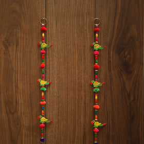 Handmade bead work hanging (set of 2) 09 - handcrafted