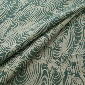 Green - Authentic Kutch Hand Block Batik Print Pure Handwoven Natural Dyed Kala Cotton Fabric 70