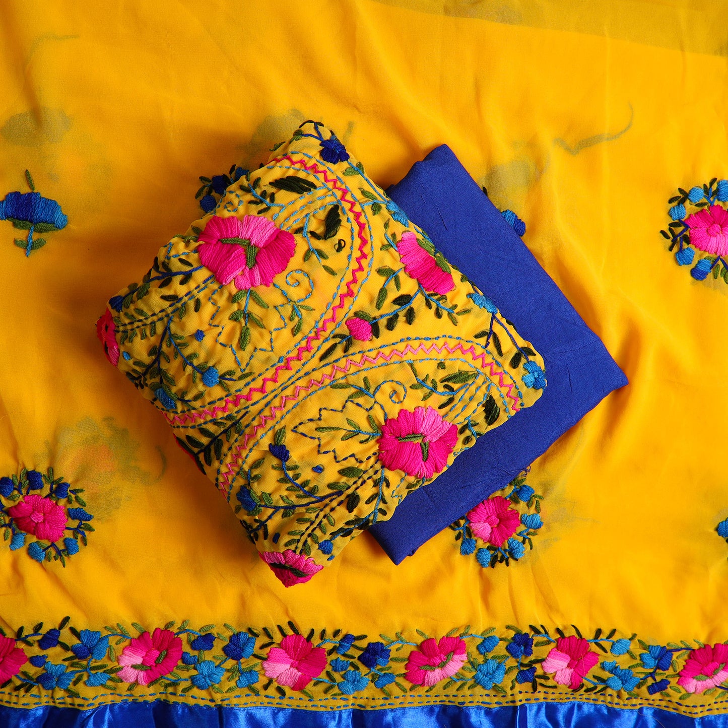 Phulkari Dress Material