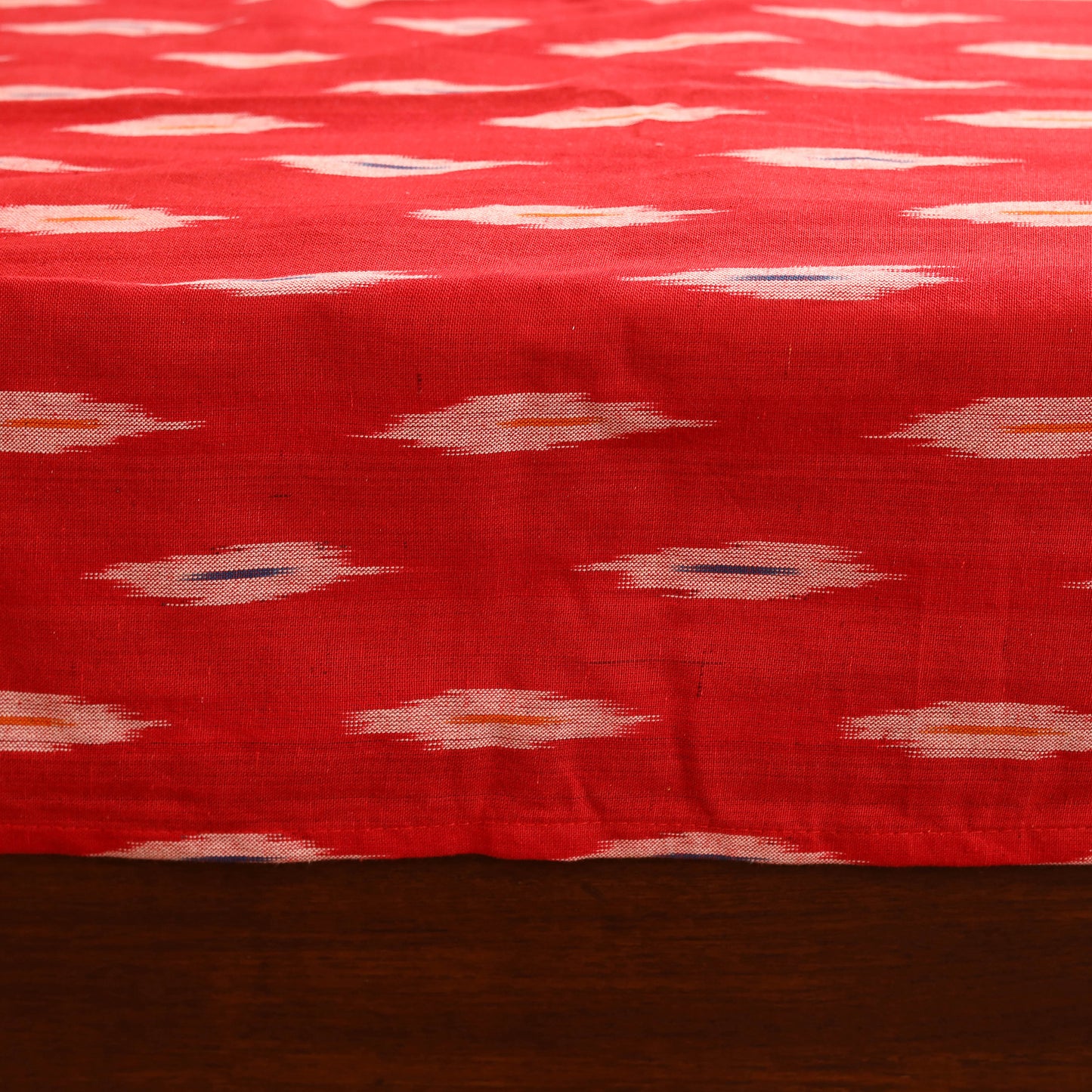 Pochampally Ikat with Bagh Patch Cotton Double Bedsheet Set (108 x 90 in) 09