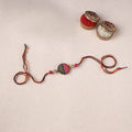 Multicolor - Bishnupur Handpainted Terracotta Rakhi 03