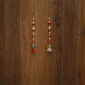 Handmade gota & bead work hanging (set of 2) 01