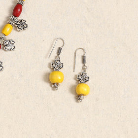 Multicolor - german silver wooden beads necklace set 55