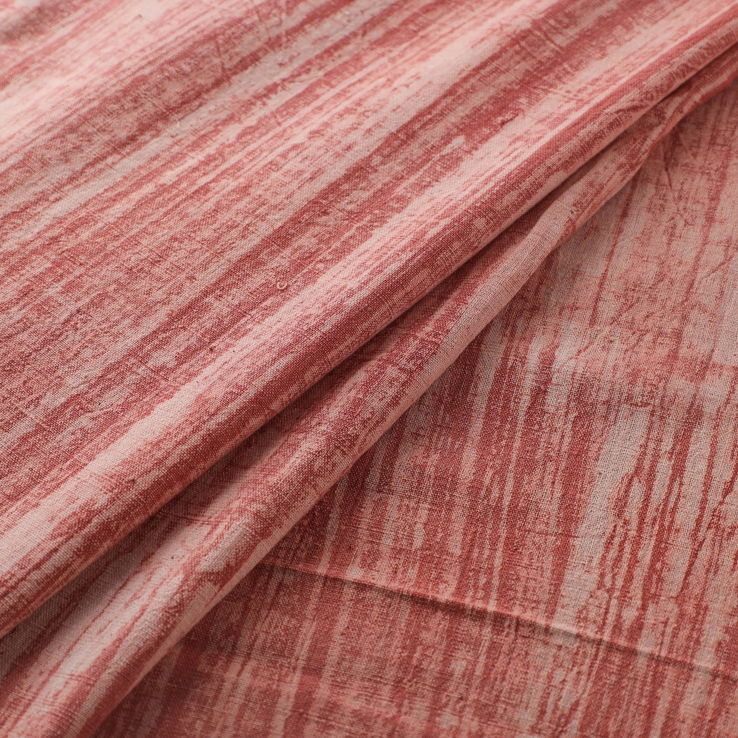 Red - Authentic Kutch Hand Block Batik Print Pure Handwoven Natural Dyed Kala Cotton Fabric 74
