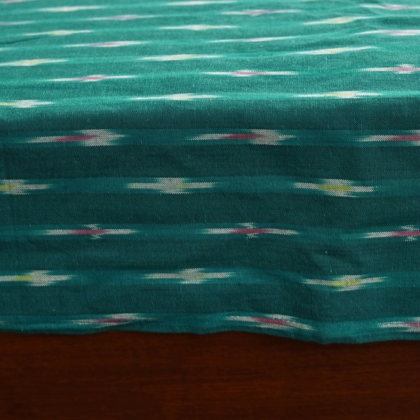 Pochampally Ikat with Bagh Patch Cotton Double Bedsheet Set (108 x 90 in) 11