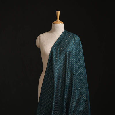 Thread Buti Spun Dupion Viscose Silk Plain Fabric 17