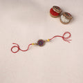Multicolor - Bishnupur Handpainted Terracotta Rakhi 07