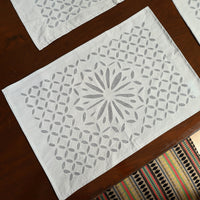 Applique Cut Work Table Runner with Table Mat Set 60