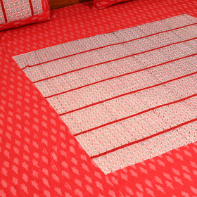 Pochampally Ikat with Bagh Patch Cotton Double Bedsheet Set (108 x 90 in) 14